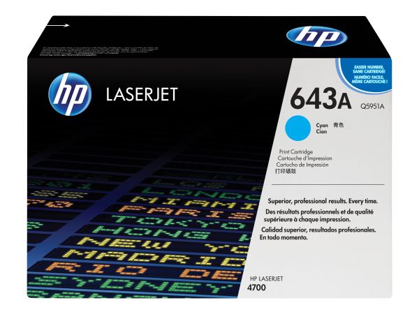 HP Toner Q5951A cyan für HP Color LaserJet 4700