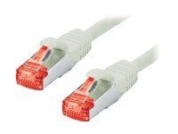 Patch-kabel CAT6 0,5m grau S/STP PiMF