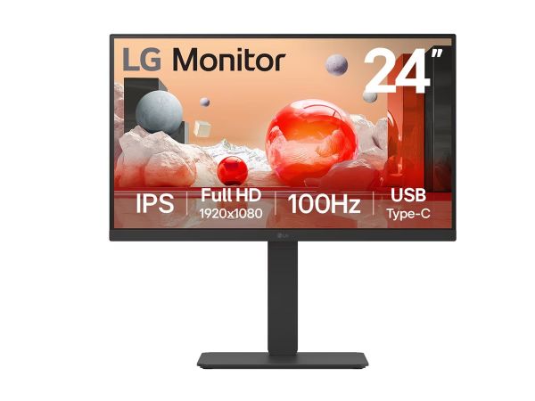 LG 24BA750-B - LED-Monitor - USB - 61 cm (24")