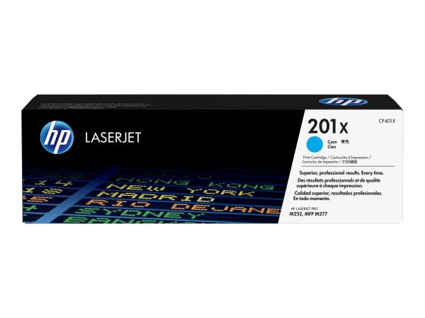 HP Toner 201X cyan High Yield f. LaserJet + JetIntelligence