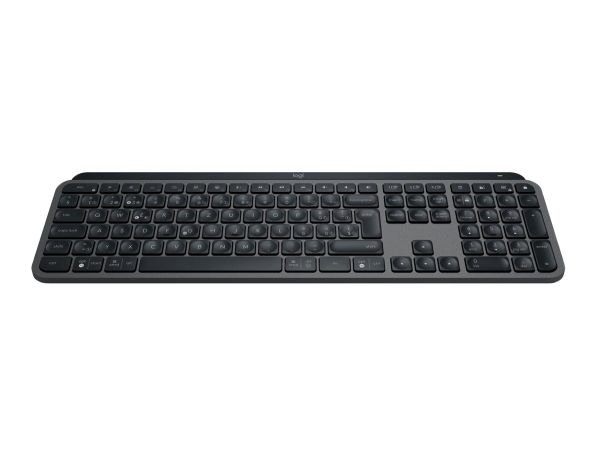 Logitech MX Keys S Tastatur hinterleuchtet kabellos mit Palm Rest Graphite