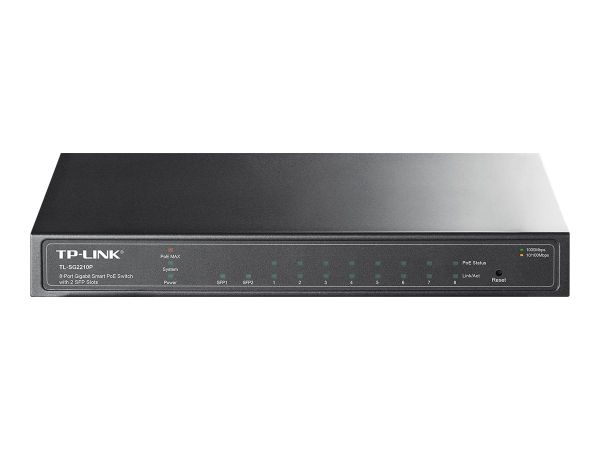 TP-Link TL-SG2210P 8-Port Gigabit Smart PoE Switch 2 SFP Slots managed