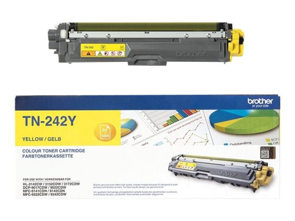 Toner TN-242 gelb f. DCP-9020cdw/HL-3142cw/3152cdw/MFC-9142cdn