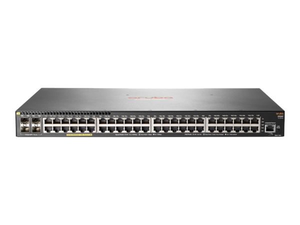 HPE Aruba 2930F 48G PoE+ 4SFP+ TAA - Switch - L3 - managed - 48 x 10/100/1000 (PoE+)