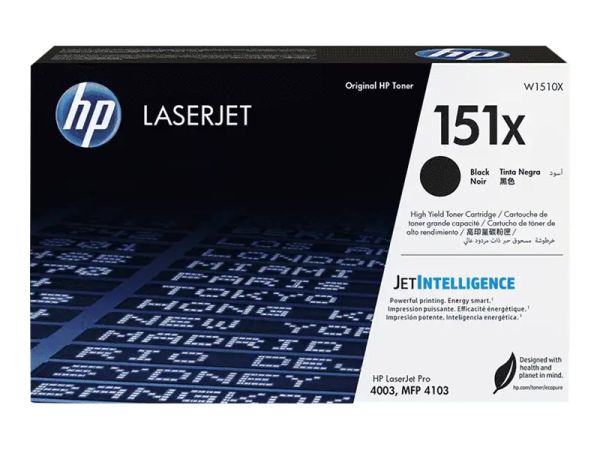 HP 151X - Hohe Ergiebigkeit - Schwarz - original - LaserJet - Tonerpatrone (W1510X)