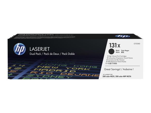 HP Toner 131X CF210XD schwarz 2er Pack