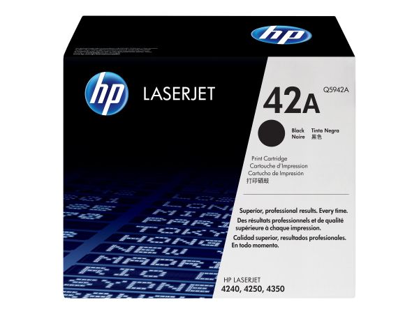 HP Toner Q5942A schwarz für HP LaserJet 4250/4350 Serie ca.10.000 Seiten