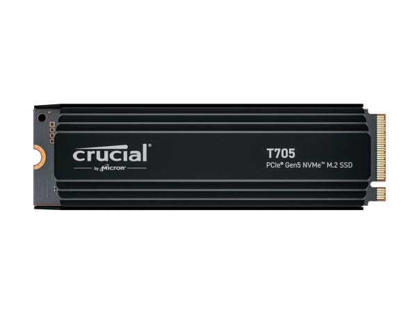 Crucial T705 - SSD - verschlüsselt - 4 TB - intern - M.2 2280 - PCI Express 5.0 (NVMe)