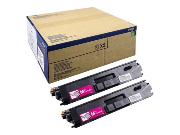 Brother TN900M - 2er-Pack - Magenta - Original