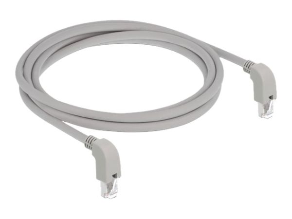 Delock Patch-Kabel - RJ-45 (M) nach unten gewinkelt zu RJ-45 (M)