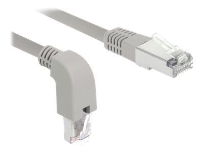 Delock Patch-Kabel - RJ-45 (M) nach unten gewinkelt zu RJ-45 (M)