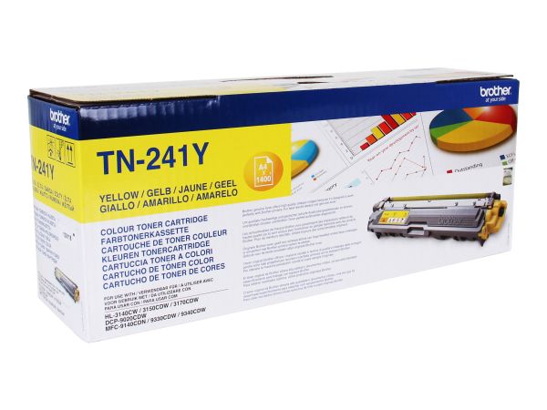 Toner TN-241Y gelb für DCP-9020CDW/HL-3140CW/3150CDW u.w. 1400 Seiten