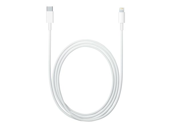 Apple MX0K2ZM/A, 1 m, Lightning, USB C, Männlich,Männlich, Weiß