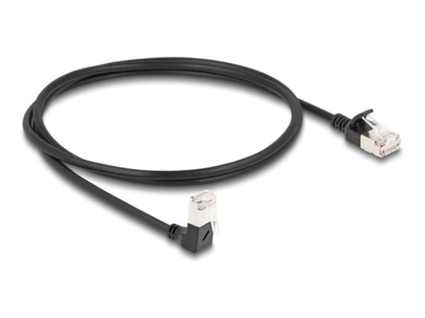 Delock Patch-Kabel - RJ-45 (M) nach unten abgewinkelt zu RJ-45 (M)