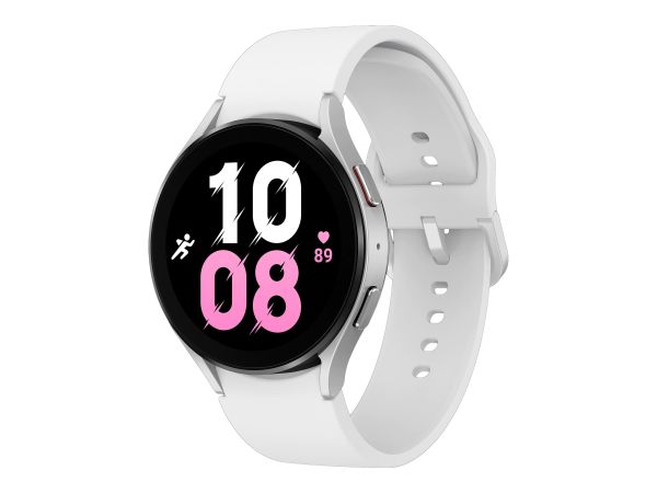 Samsung Galaxy Watch5 - 44 mm - silber - intelligente Uhr mit Sportband - Anzeige 3.46 cm (1.4")