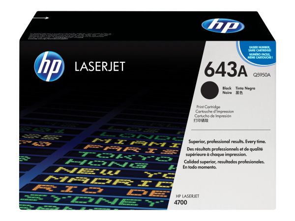 HP Toner Q5950A schwarz für HP Color LaserJet 4700