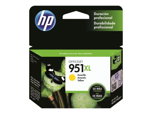 HP Tintenpatrone 951XL gelb für Officejet Pro 8100/Pro 8600