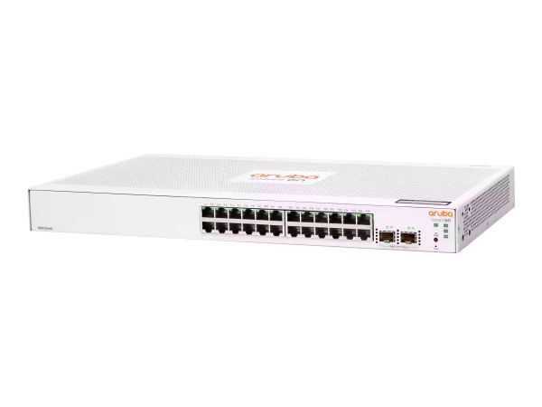 HPE Aruba Instant On 1830 24G 2SFP24 x 10/100/1000 + 2 x Gigabit SFP Rack-Einbau