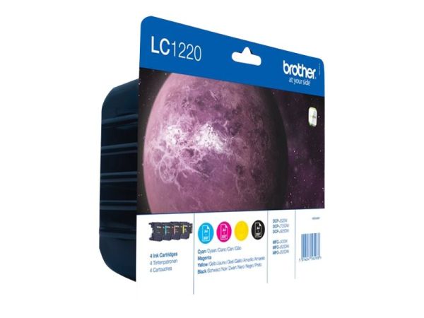 Brother LC1220VALBP - 4er-Pack - Schwarz, Gelb, Cyan, Magenta