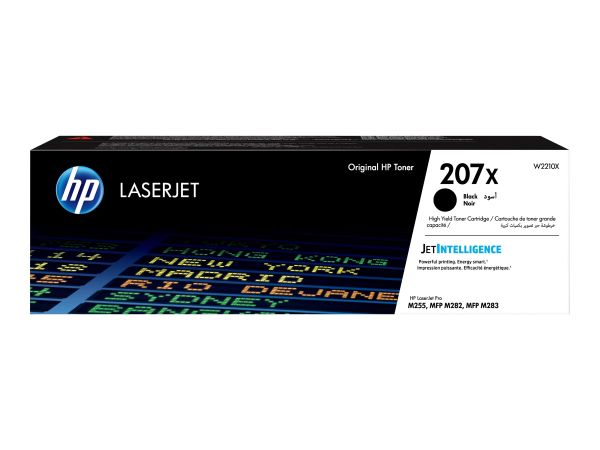 HP 207X Schwarz Original LaserJet Tonerkartuschemit hoher Reichweite, 3150 Seiten, Schwarz, 1