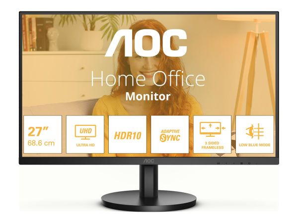 AOC Basic-line U27B3M - B3 Series - LED-Monitor - 68.6 cm (27")