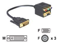 Delock VGA-Adapter - DVI-I (M) zu HD-15 (VGA)