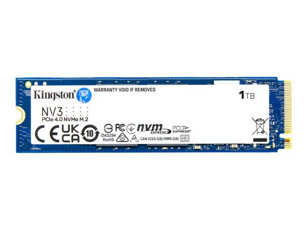 Kingston NV3 - SSD - 1 TB - intern - M.2 2280 - PCIe 4.0 x4 (NVMe)