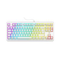 Hama Gaming-Keyboard Exodus 220 TKL Weiss QWERTZ DE - Tastatur - QWERTZ