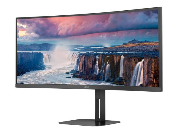 AOC Value-line CU34V5C/BK - V5 series - LED-Monitor - gebogen - 86.4 cm (34")