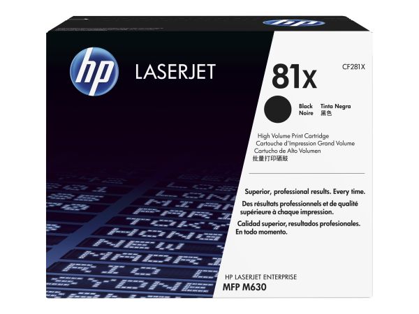 HP Toner 81X schwarz f. LaserJet 6000 Seiten