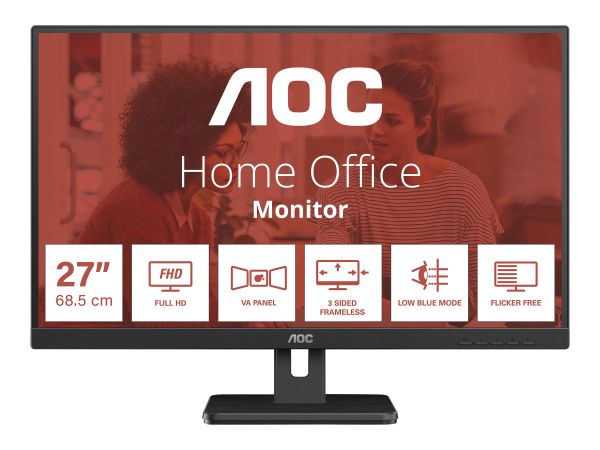 AOC Essential-line 27E3UM/BK - LED-Monitor - 68.6 cm (27")