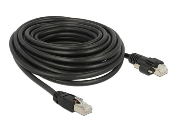 Delock Patch-Kabel - RJ-45 (M) schraubbar zu RJ-45 (M)