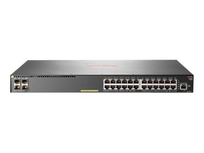 HPE Switch Aruba 2930F 24G PoE+ managed 24 x 10/100/1000 (PoE+)+ 4 x Gigabit SFP