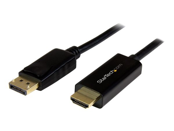 Adapterkabel DisplayPort-Kabel -> HDMI 2,0m DP auf HDMI Adapter mit Kabel - Ultr