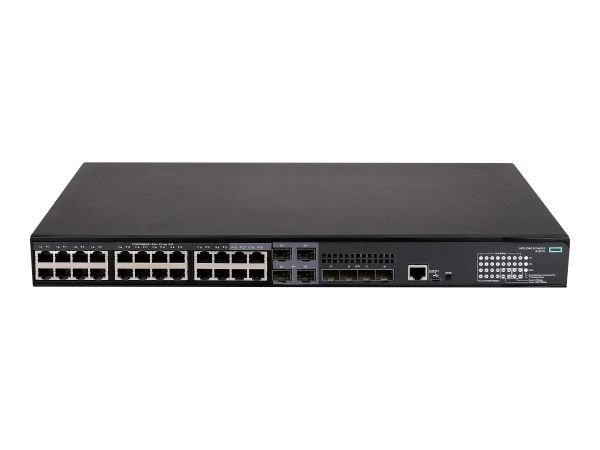 HPE FlexNetwork 5140 24G PoE+ 4SFP+ EI - Switch - L3 - Smart - 24 x 10/100/1000 (PoE+)