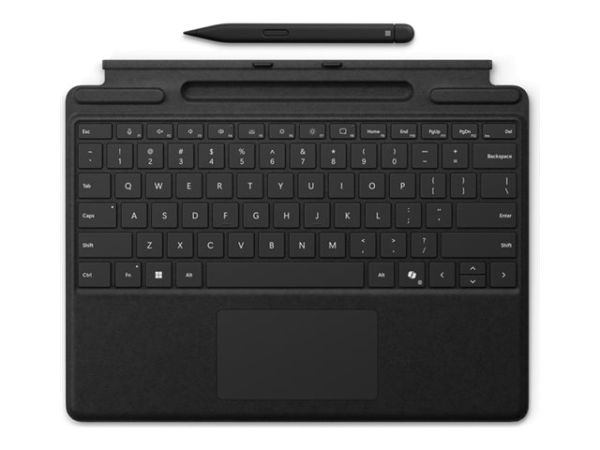 Microsoft Surface Pro Keyboard Tastatur mit Trackpad Surface Pen 2 Ladeschale