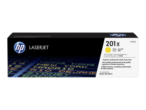 HP Toner 201X gelb High Yield f. LaserJet + JetIntelligence