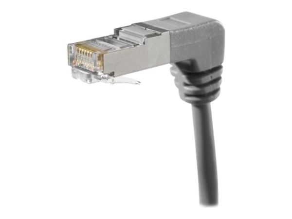 Tecline exertis Connect - Patch-Kabel - RJ-45 (M) nach unten gewinkelt zu RJ-45 (M)