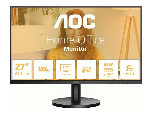 AOC Basic-line 27B3CA2 - B3 Series - LED-Monitor - 68.68 cm (27")