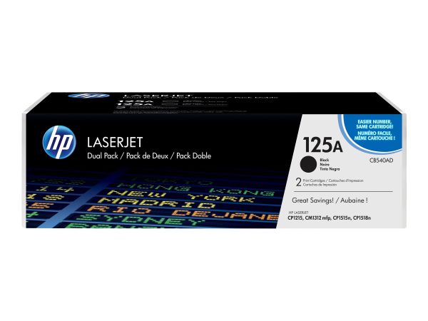 HP Toner 125A schwarz 2er Pack f. LaserJet