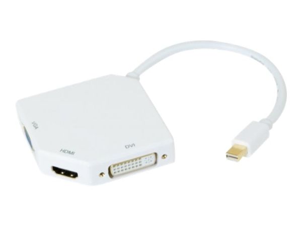 Tecline exertis Connect - Video- / Audio-Adapter - Mini DisplayPort männlich zu HD-15 (VGA)