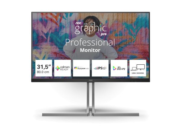 AOC U32U3CV - Graphic Pro Series - LED-Monitor - 81.3 cm (32")