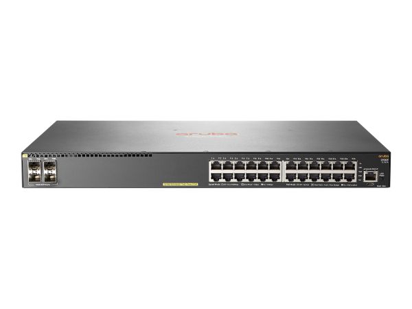 HPE Aruba 2930F 24G PoE+ 4SFP - Switch - L3 - managed - 24 x 10/100/1000 (PoE+)