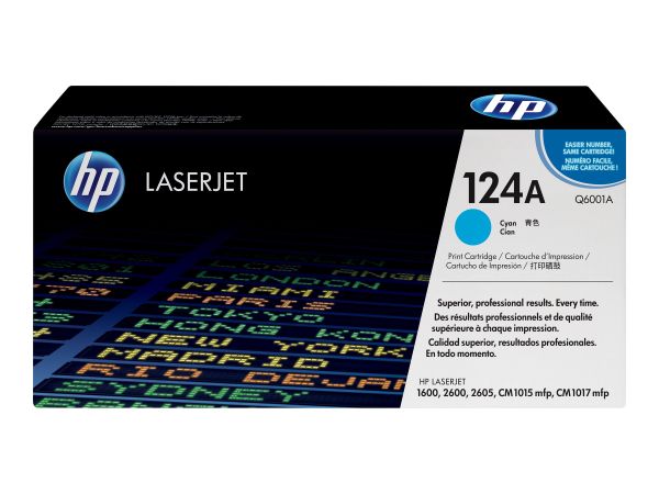 HP Toner Q6001A cyan für HP LaserJet 2600N