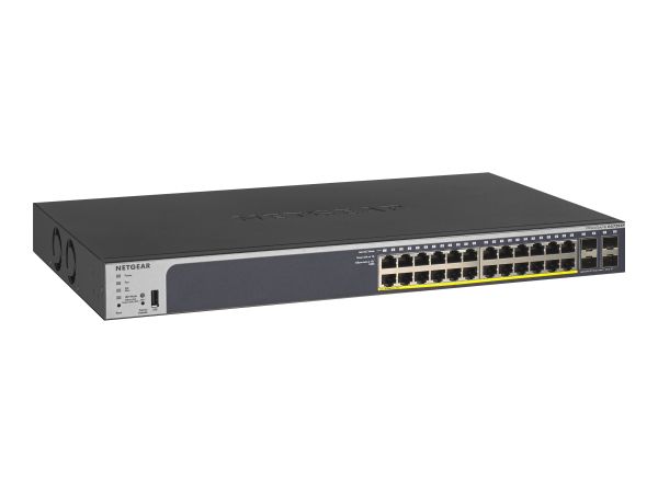 Netgear Smart GS728TP - V2 - Switch - L3 - Smart - 24 x 10/100/1000 (PoE+)