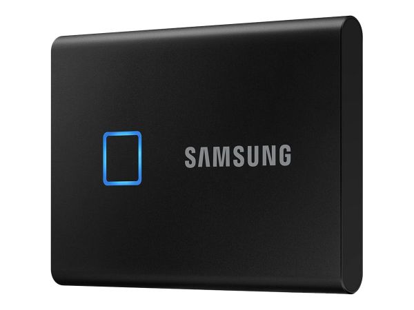 Samsung T7 Touch MU-PC1T0K - SSD - verschlüsselt - 1 TB - extern (tragbar)