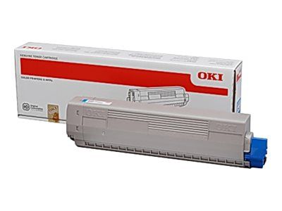 OKI Cyan - Original - Tonerpatrone - für C831cdtn