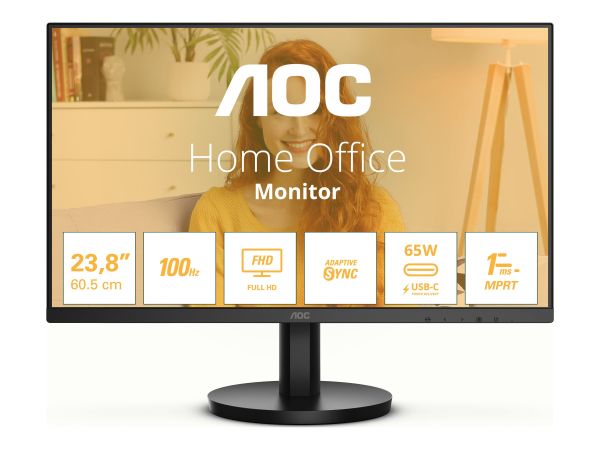 AOC Basic-line 24B3CA2 - B3 Series - LED-Monitor - 61 cm (24")