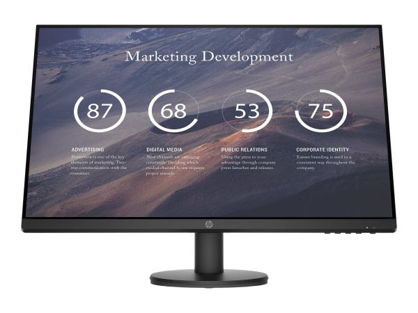 HP P27v G4 - LED-Monitor - 68.6 cm (27") - 1920 x 1080 Full HD (1080p)