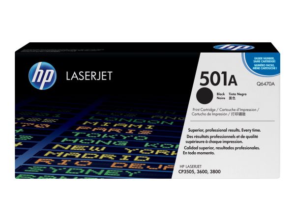 HP Toner Q6470A schwarz für HP Color LaserJet 3600/3800